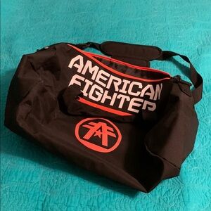 American Fighter Black and Orange Men's Bag